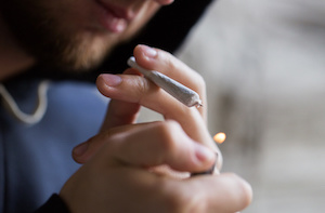 roken van een joint